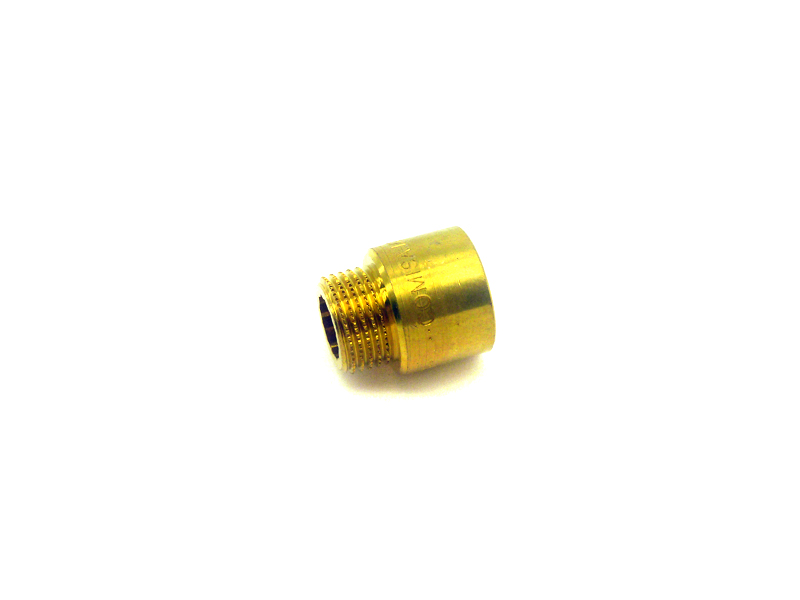 Messing Hahnverlängerung 1/2" x 20 mm