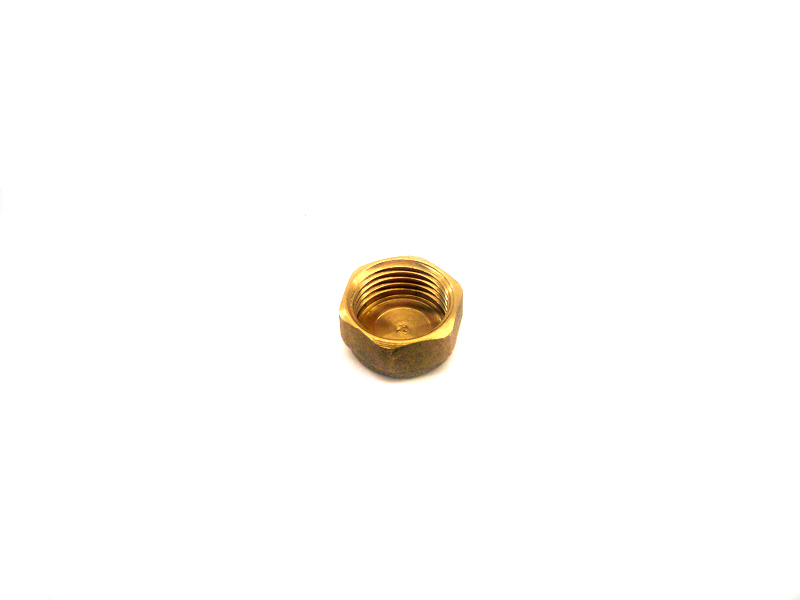 Messing Kappe 3/8" IG