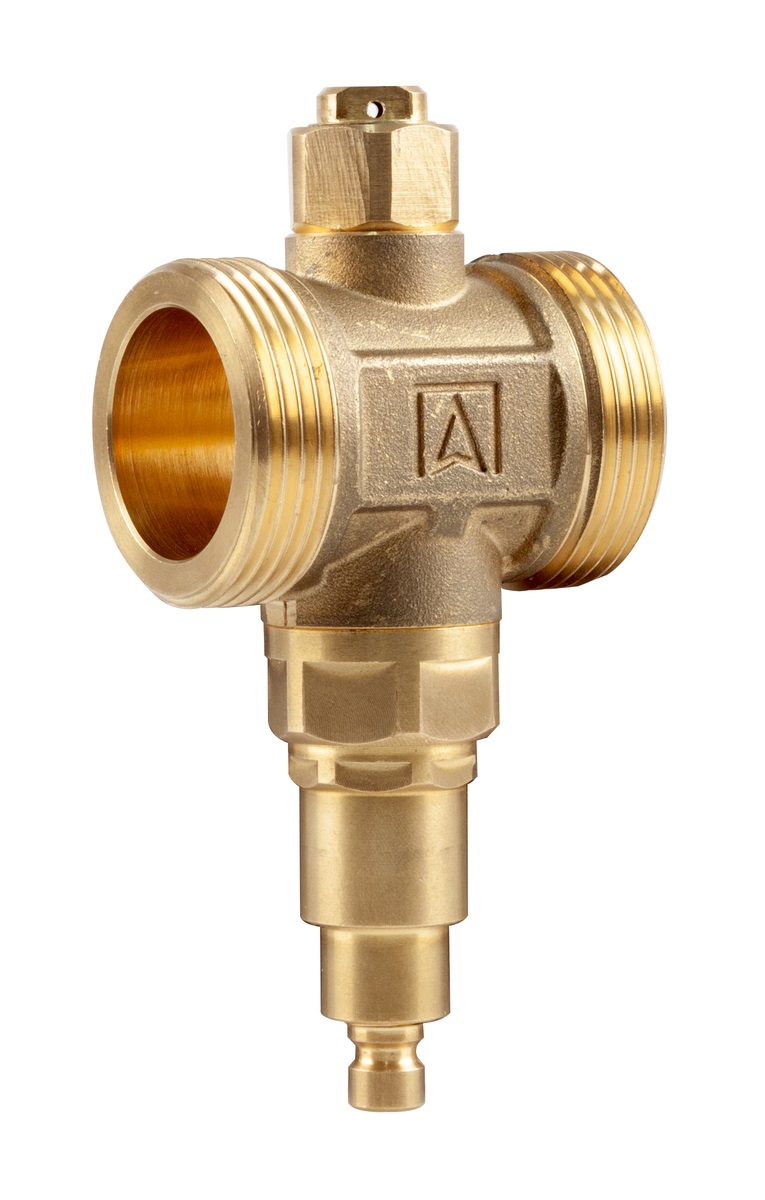 Afriso Frostschutzventil AAV 300 für Wärmepumpen, 1 1/4" AG x 1 1/4" AG, Kvs 70 m³/h