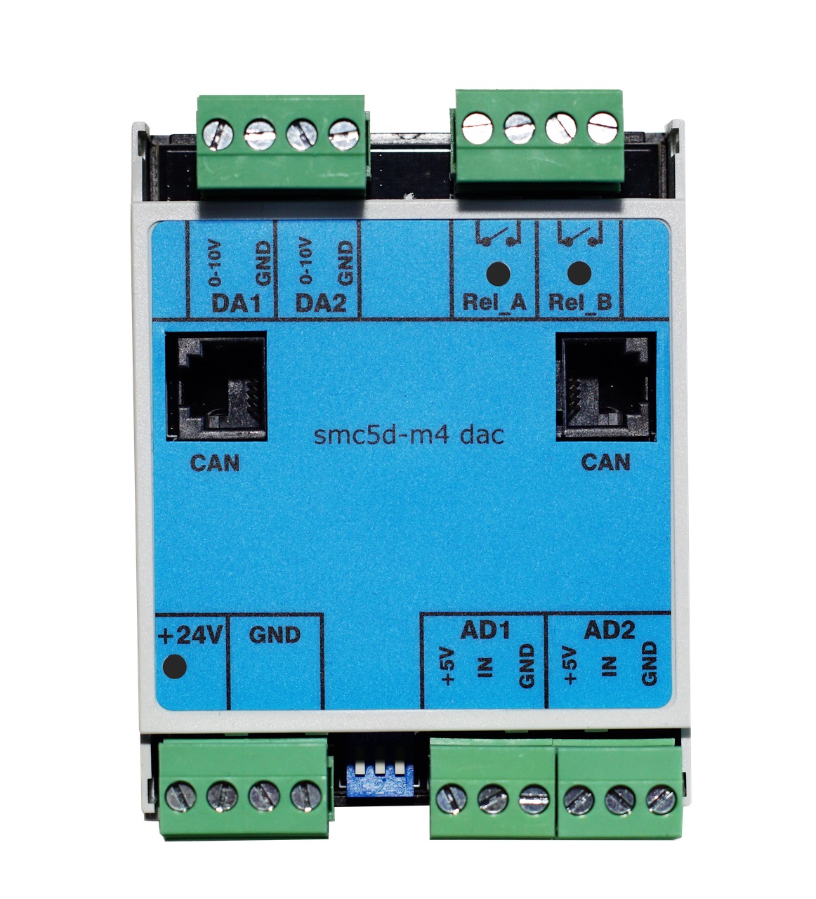 ISP Erweiterungsmodul M4 Analog IO CAN-Bus im Hutschienengehaeuse