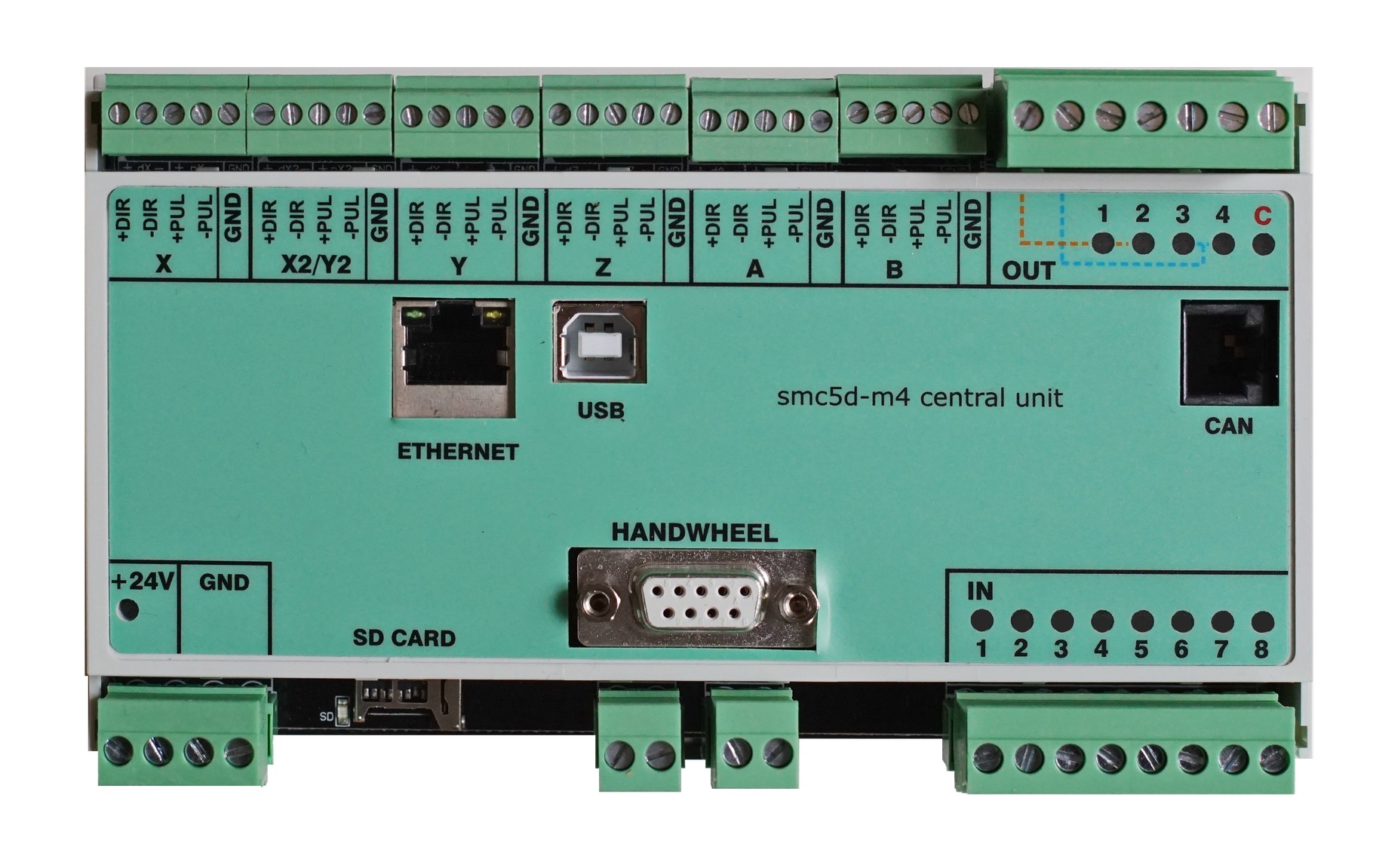 ISP Motion Control Zentraleinheit M4 ( CPU ) im Hutschienengehaeuse inkl. Softwarehauptlizenz