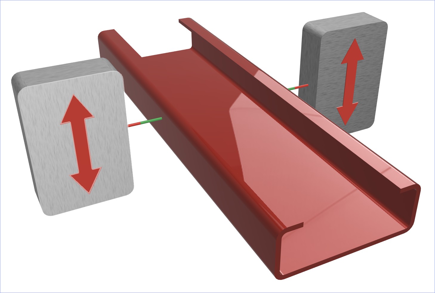 ISP berührungsloses 2D Punkt - Lasermesssystem mit erweiterten Protokollierungs- und Automatisierungsfunktionen