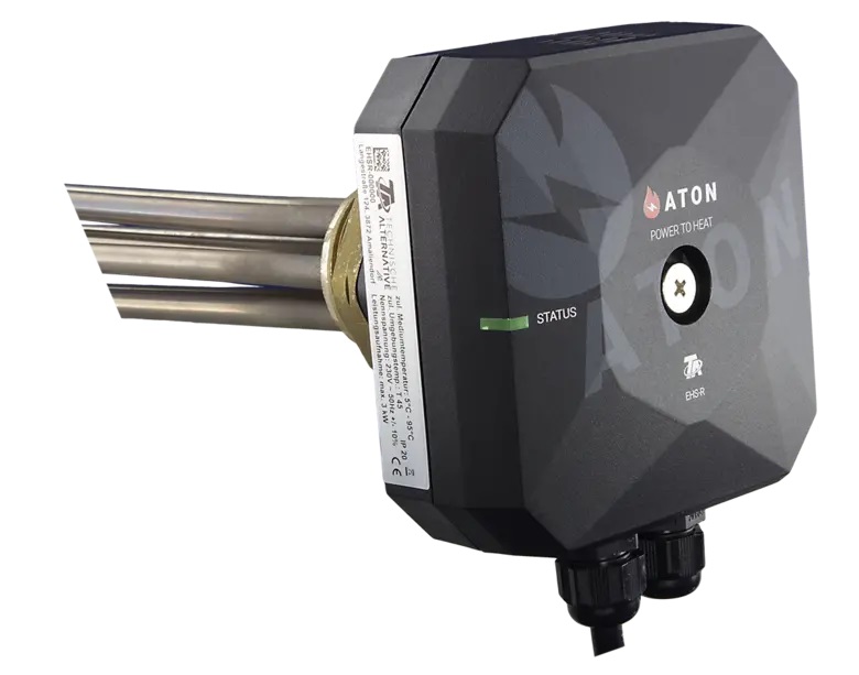 TA Power to Heat, zusätzlicher stufenlos regelbarer Heizstab EHS-R bis 3000 W, zur Nutzung überschüssiger PV Leistung