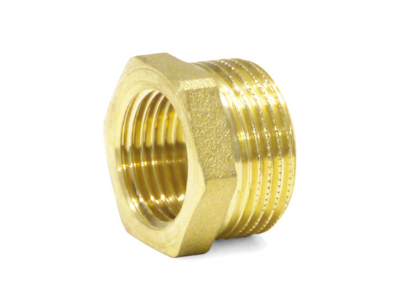 Messing Reduzierstück 1/2" AG x 3/8" IG