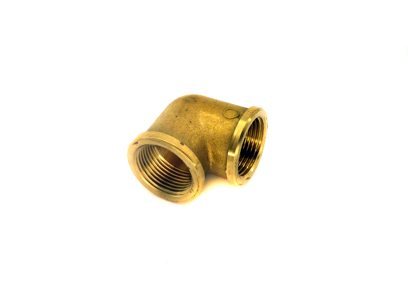 Messing Winkel 90° 3/4" IG x 3/4" IG