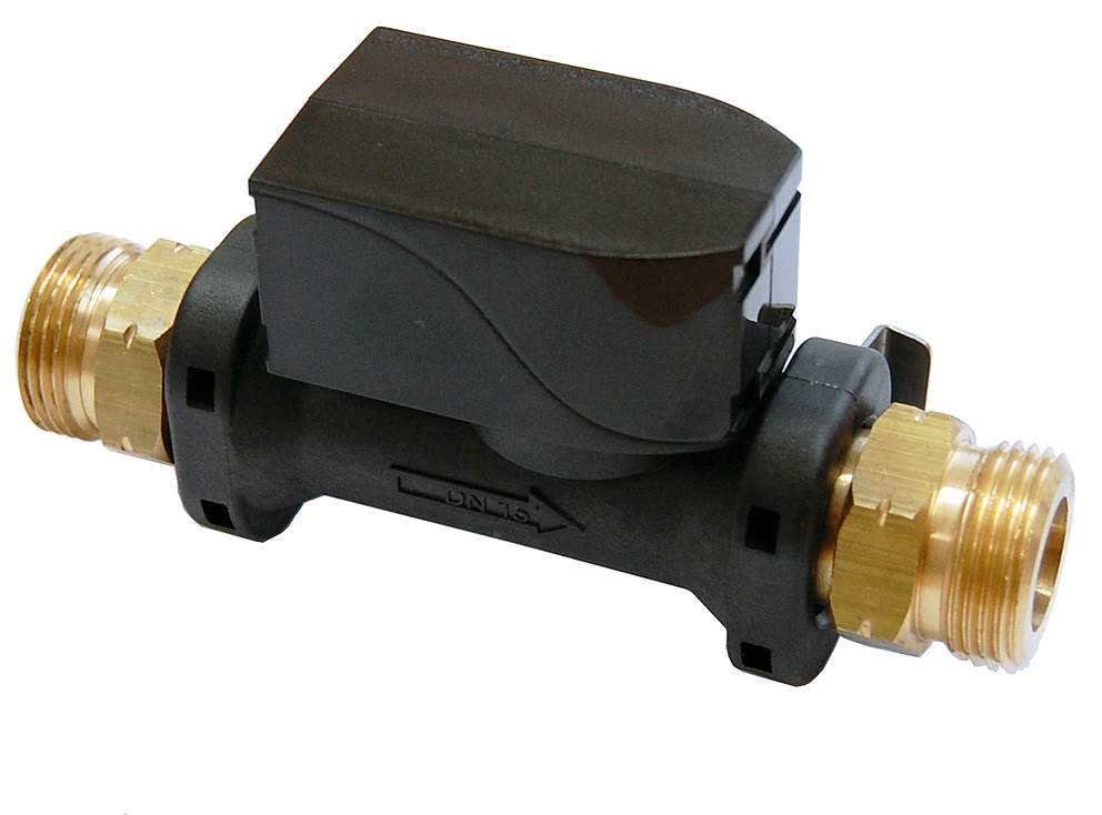 Technische Alternative Elektronischer Volumenstromsensor 4 - 50 l / min, 3/4" AG, Länge: 130 mm