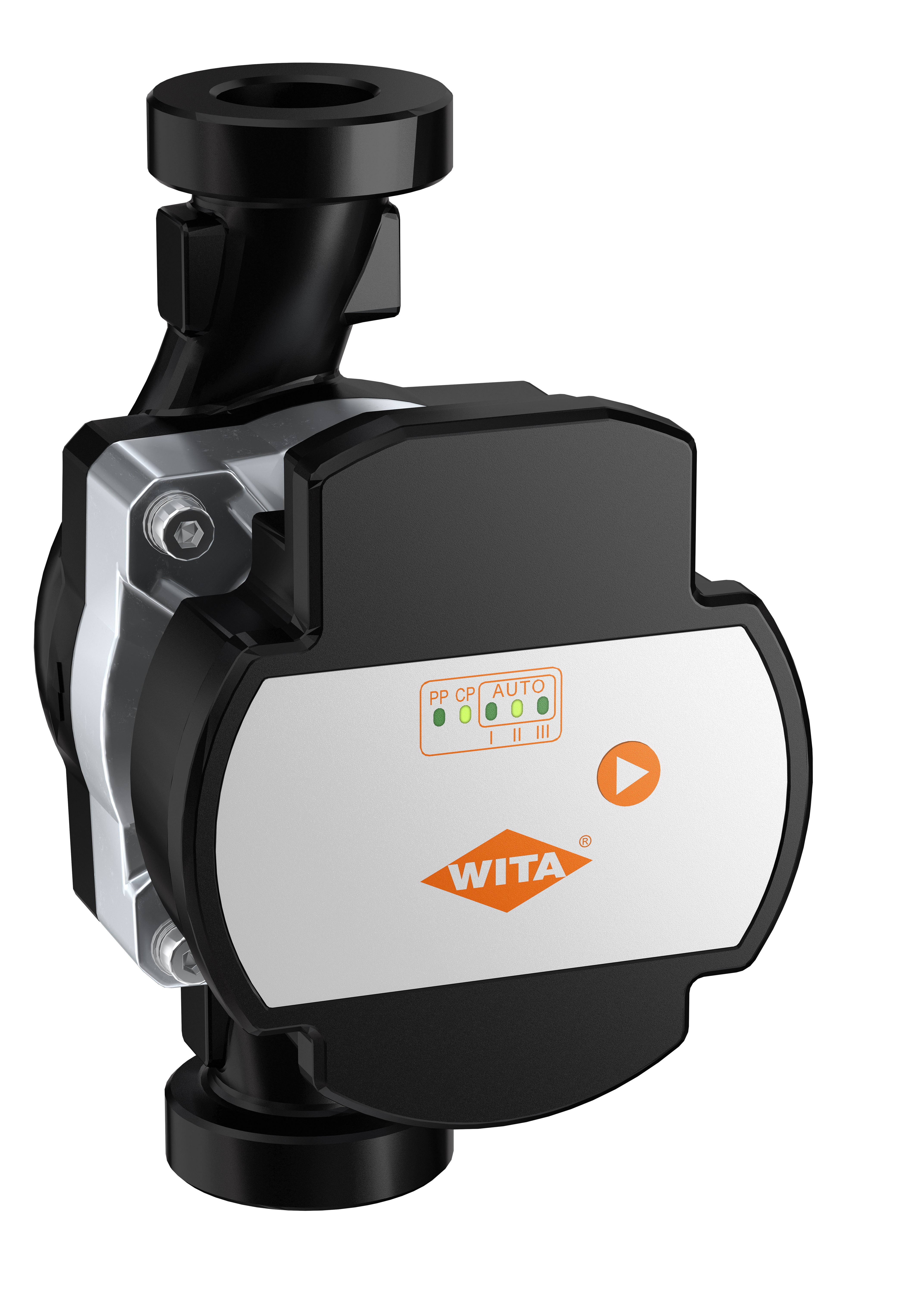 WITA Umwälzpumpe HE OEM4 80-25-130 PWM, 1 1/2" AG ( 130mm Baulänge ), inkl. je 2 Meter 230V-Kabel und PWM-Kabel, inkl. Isolierung