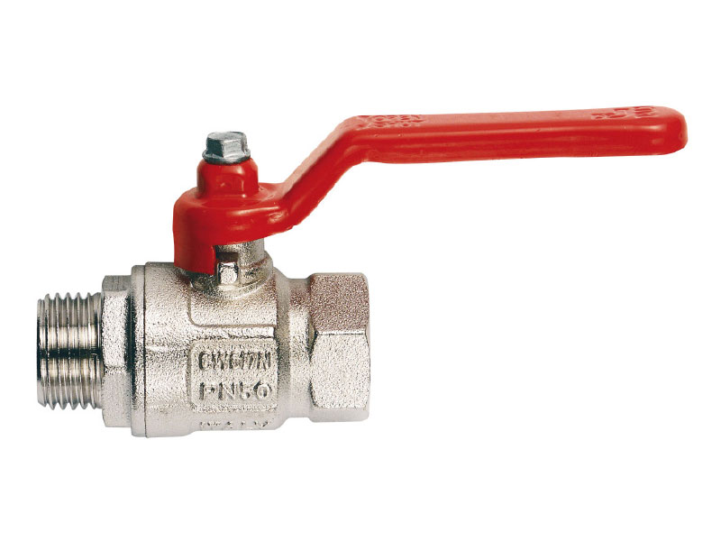 Kugelhahn mit Hebelgriff 1 1/2'' IG x AG für Heizung
