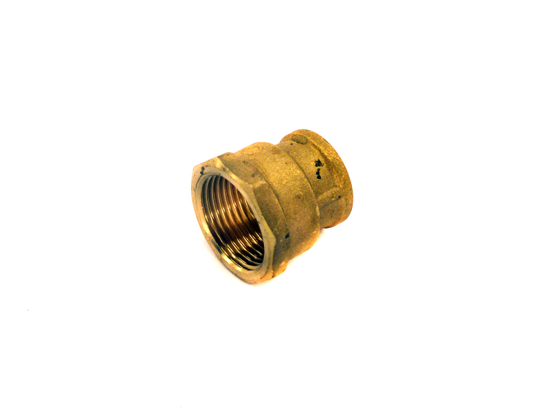 Messing Reduziermuffe 3/4" IG x 1/2" IG