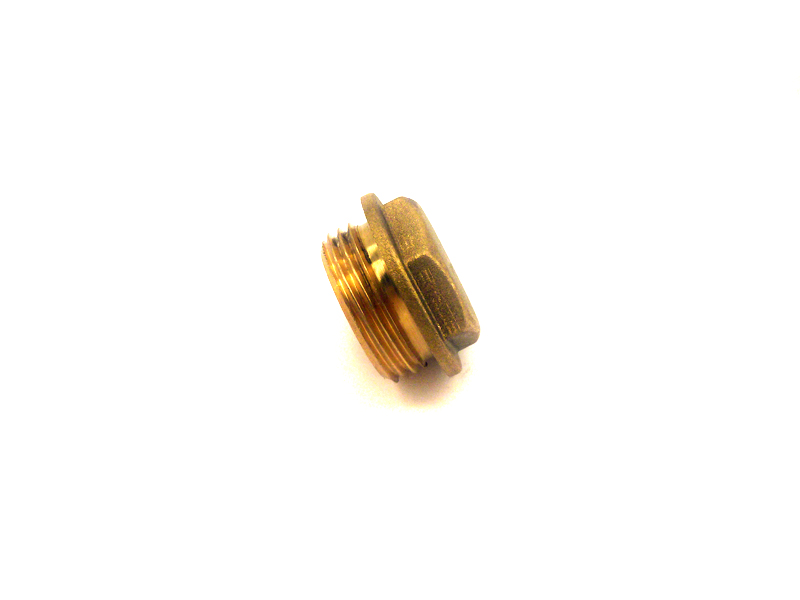 Messing Stopfen 1/2" AG